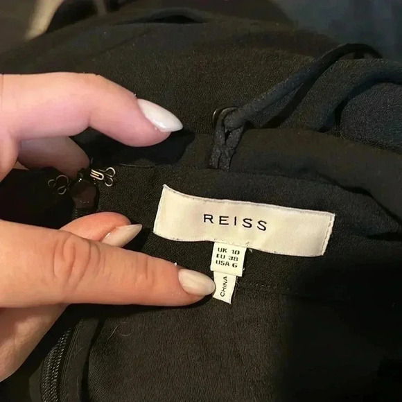 REISS ROSALIE STRAPPY CROSS BACK JUMPSUIT - Picture 15 of 15